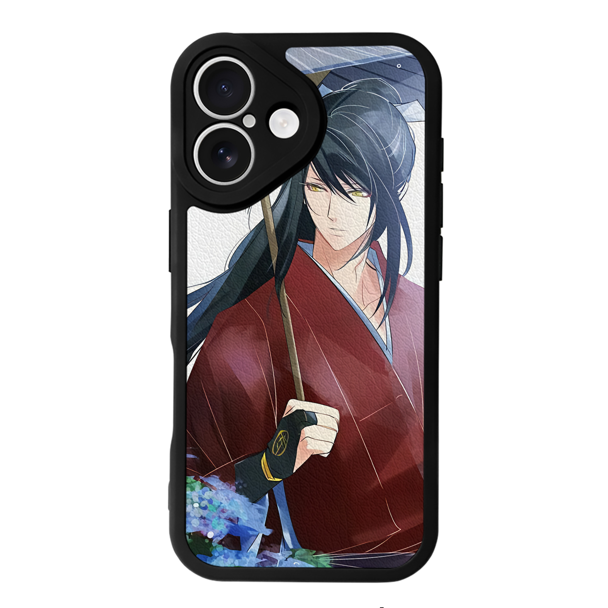 （画像用） 刀剣乱舞 Touken Ranbu 【iPhone 16シリーズ対応】シリコンスマホケース（レザー調） 材質：シリコン